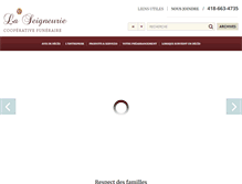 Tablet Screenshot of cooperative-funeraire.com